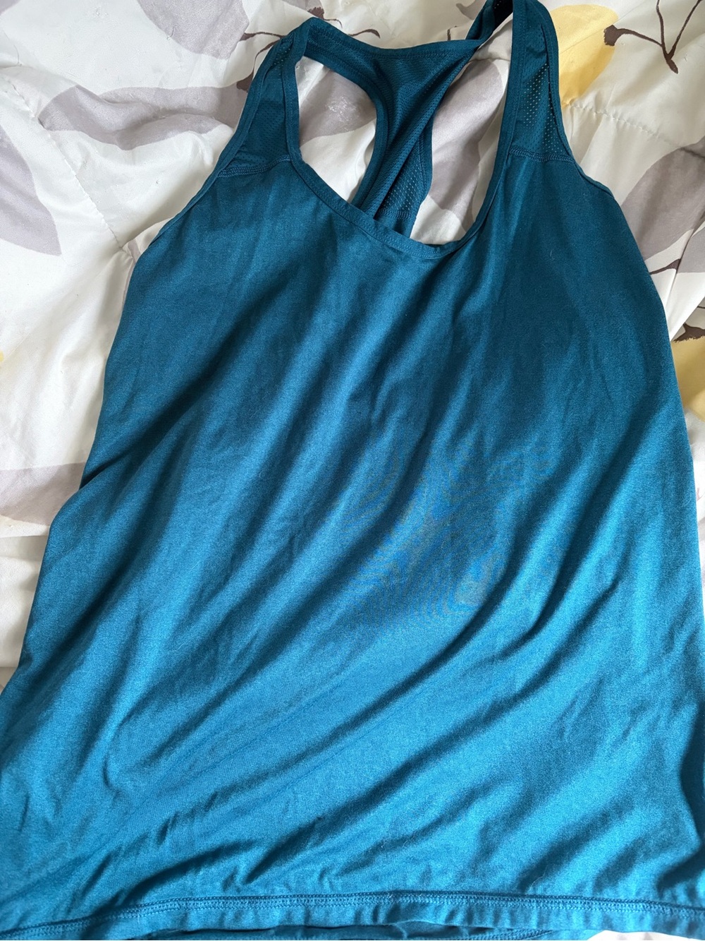 Women's athletic racer back tank top, 2XL